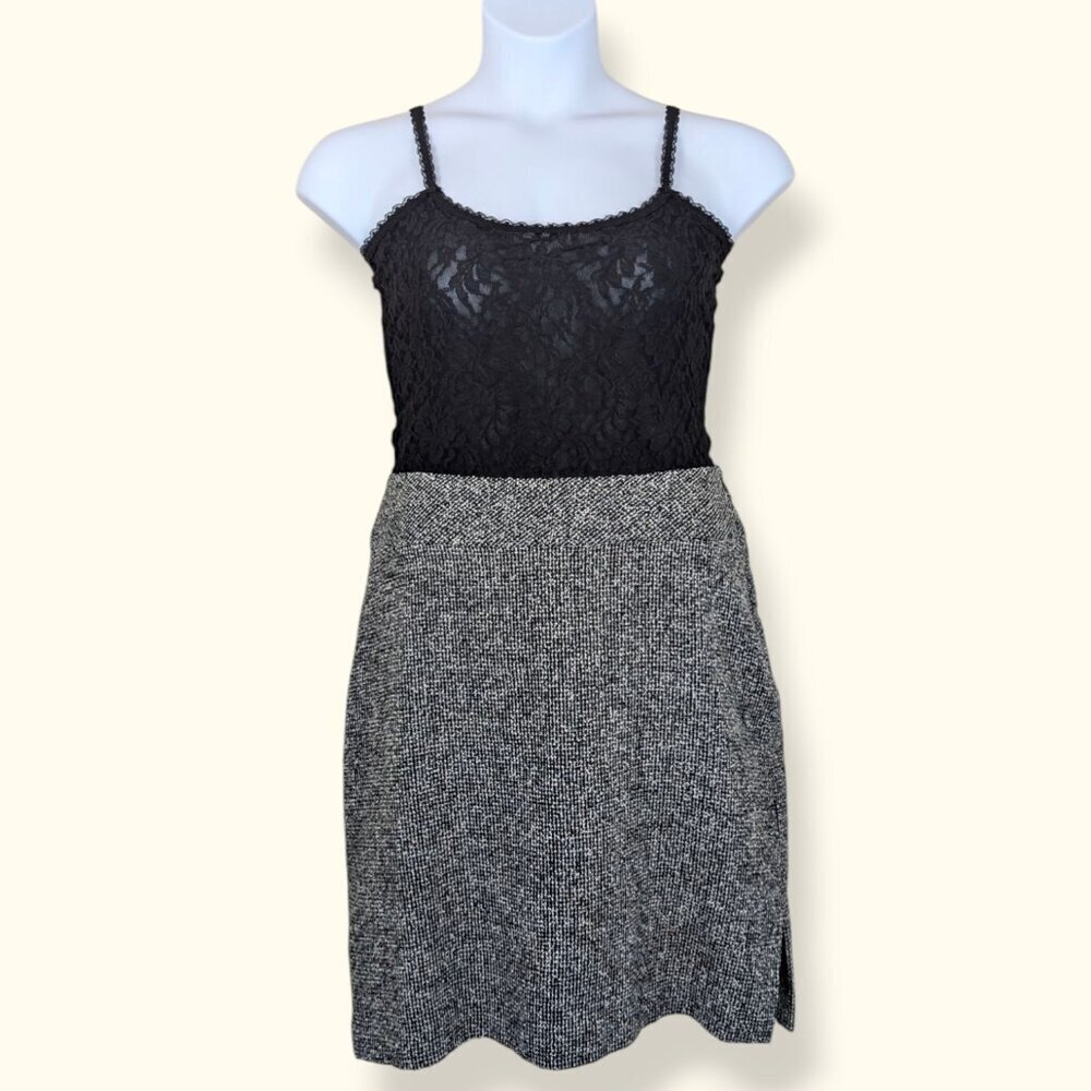 Vintage Emma James B&W Knit Skirt